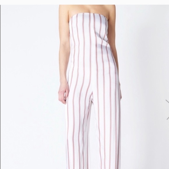 Veronica Beard Bandstand Jumpsuit Striped Size 4 - Picture 3 of 8